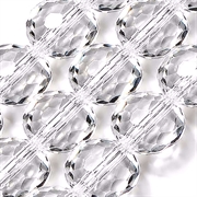 Krystalglas perle. Multi-facetteret. grade A. 20 mm. 1 stk.