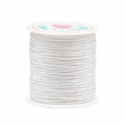 Knyttesnor - Nylonsnor. 0.8 mm. 50 meter. Hvid