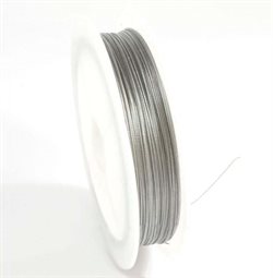 Smykkewire - Tiger Tail. Nylon belagt stål. 0.45 mm
