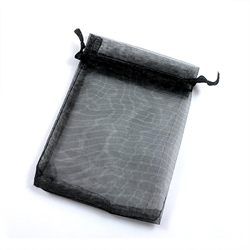 Organzapose. Sort. 150x100 mm. 1500 stk.