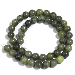 Grøn Southern Jade. Naturlig. 6 mm streng