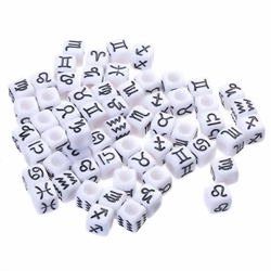 Perler med stjernetegn 7 mm. 100 stk.