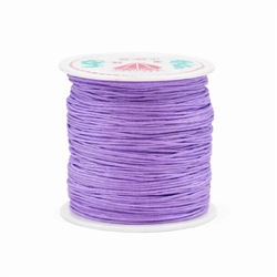 Knyttesnor - Nylonsnor. 0.8 mm. 50 meter. Lys lilla