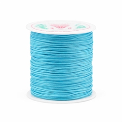 Knyttesnor - Nylonsnor. 0.8 mm. 50 meter. Lyseblå