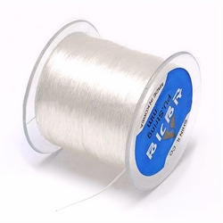 Smykketråd elastisk. Krystal klar. 0.4 mm. Grade A. 400 meter