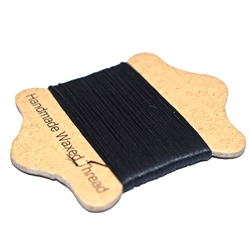 Vokset bomuld. Sort. Grade A. 0,45 mm. 20 meter