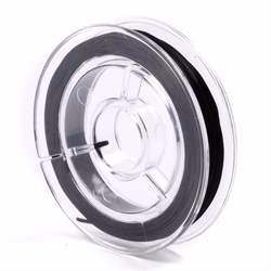 Smykketråd elastisk. Nylon. Flad. Grade A. 0,38 mm.