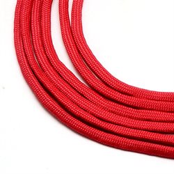 Faldskærmsline. Rød. 4 mm
