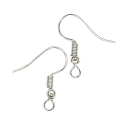 Ørekrog - fransk stil. Rustfri stål. 21 mm. 24 stk. = 12 par