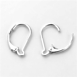 Ørebøjle - brichure. 925 Sterling forsølvet. 16 mm. 1 par