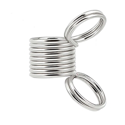 Perle stopper - bead stopper. Rustfri stål. 18 mm