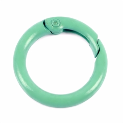 Nøglering "karabin" med fjederlukke. Lakeret. 25 mm. Mint