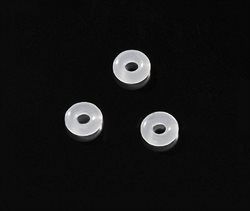 O Ringe Af Gummi Transparent Hvid 25 Stk