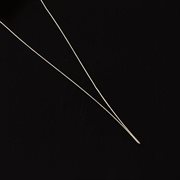 Perlenål - splitnål. 75 mm. 5 stk.