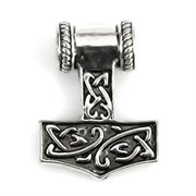 Vedhæng. Thors Hammer - Mjølner. Tibetansk sølv.