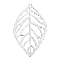 Vedhæng blad. Filigran. 925 Sterling forsølvet. 35 mm