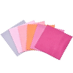 Pudseklud til sølv, guld, platin, forsølvet m.m. 80 x 80 mm. 50 stk.